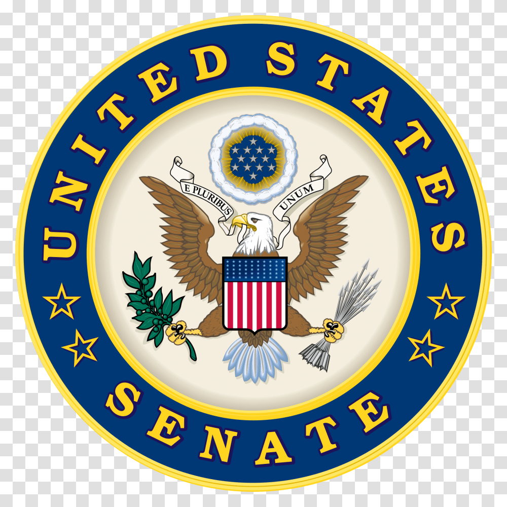 Us Senate Seal, Logo, Trademark, Poster Transparent Png