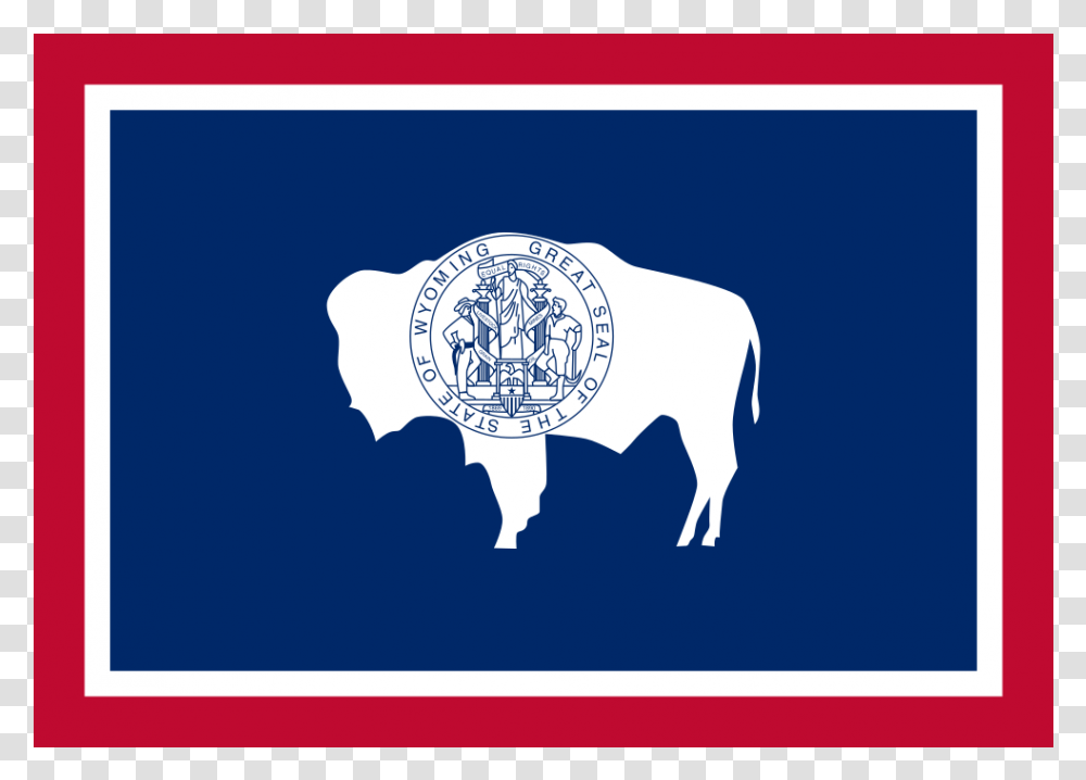 Us Wy Wyoming Flag Icon, Logo, Trademark, Badge Transparent Png