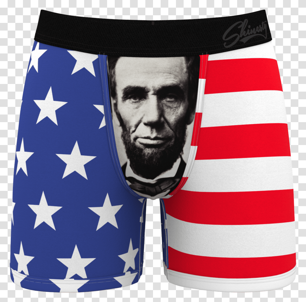 Usa Abraham Lincoln Ball Hammock Boxer Briefs Donald E Valentine, Apparel, Shorts, Underwear Transparent Png