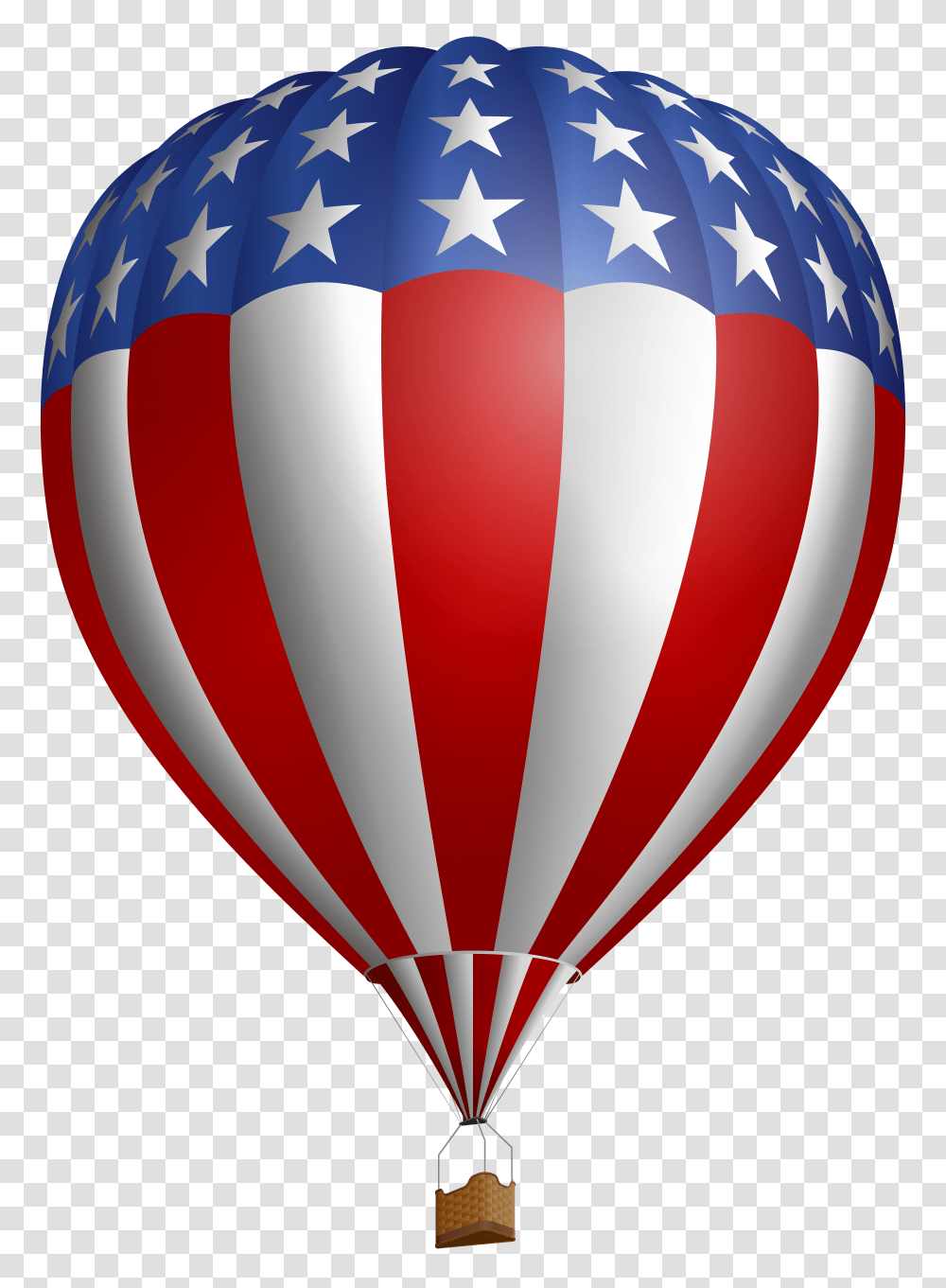 Usa Air Flag Baloon Clip Art, Aircraft, Vehicle, Transportation, Hot Air Balloon Transparent Png
