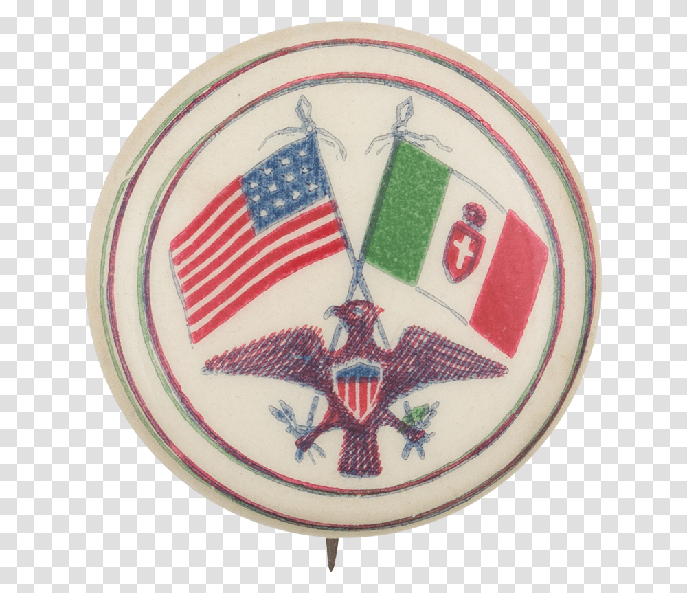 Usa And Italy Event Button Museum Cross Stitch, Logo, Trademark, Meal Transparent Png