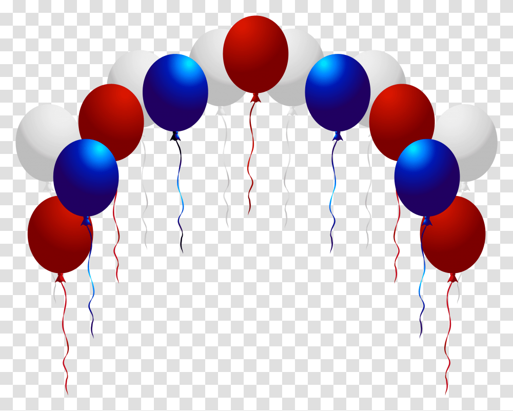 Usa Balloons Image 4th Of July Fireworks, Sphere Transparent Png