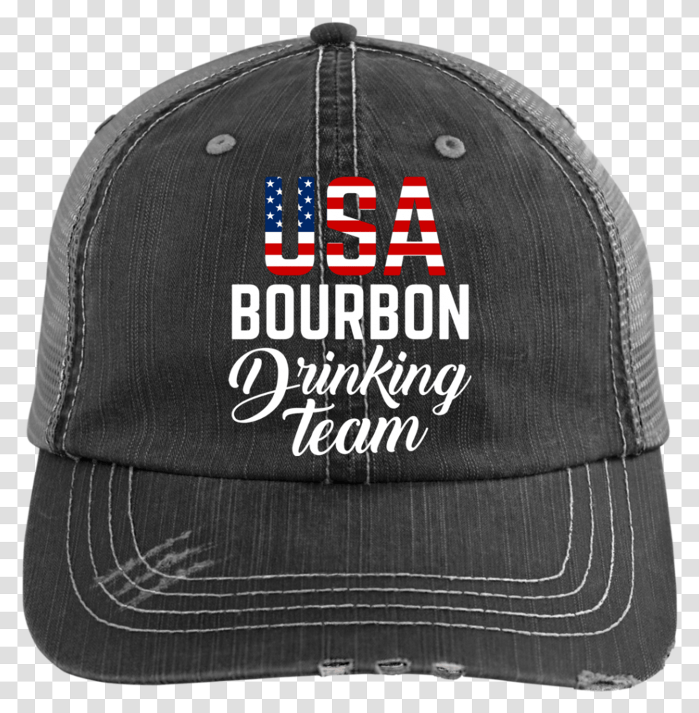 Usa Bourbon Drinking Team Trucker Cap Hats E 7 Army Veteran Hats, Apparel, Baseball Cap Transparent Png