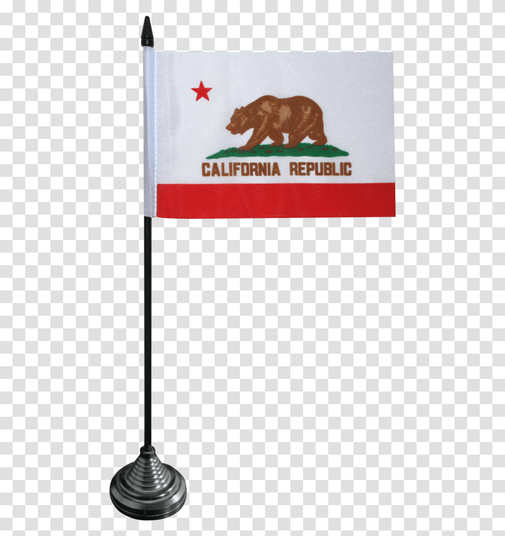 Usa California Table Flag Sign, Label, Animal, Pet Transparent Png