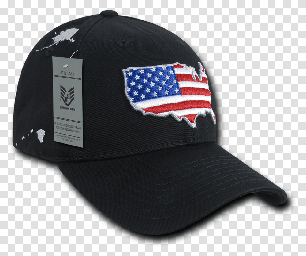 Usa Cap With U Usa Flag Baseball Cap, Apparel, Hat Transparent Png