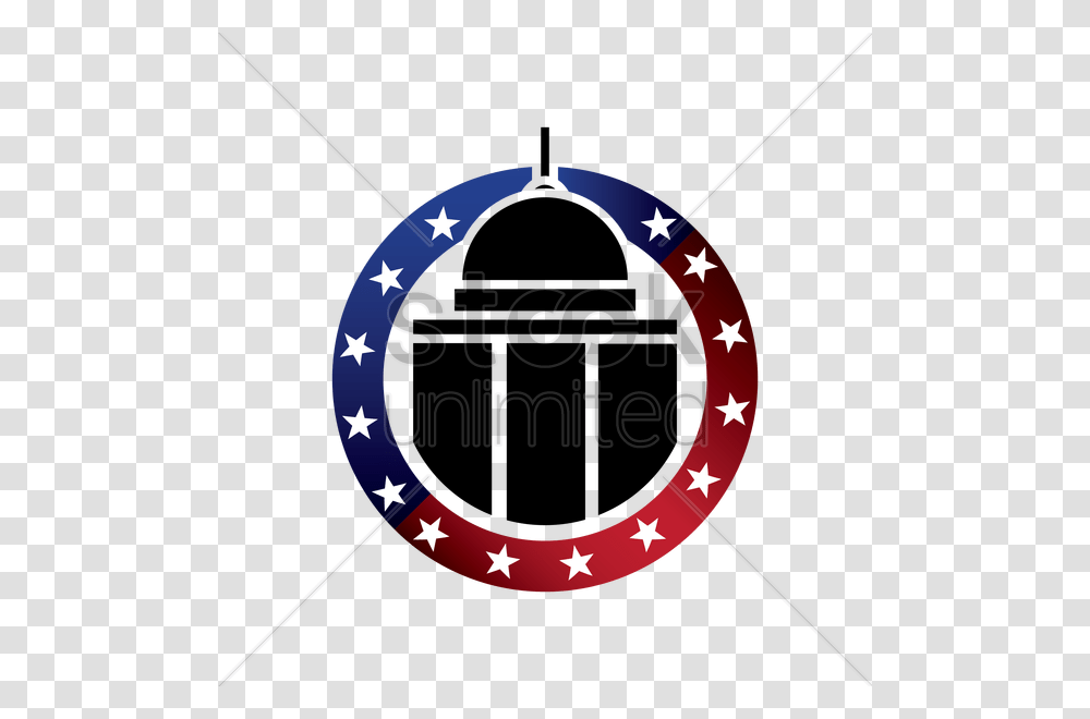 Usa Capitol Building Vector Image, Pin, Logo Transparent Png