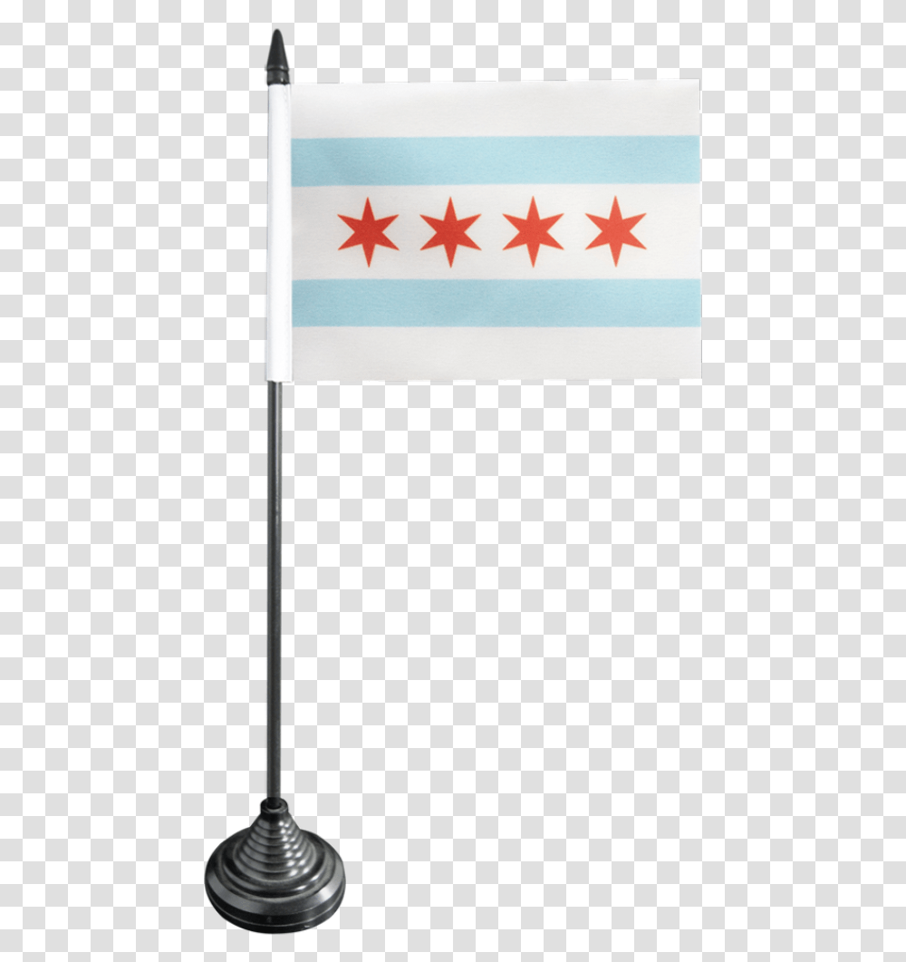 Usa City Of Chicago Table Flag Flag, Apparel Transparent Png