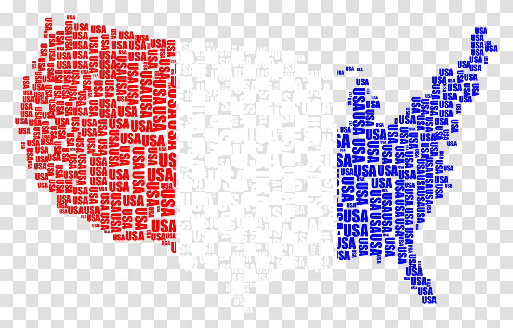 Usa Cloud Red White Red White And Blue Usa Background, Pac Man, Number Transparent Png