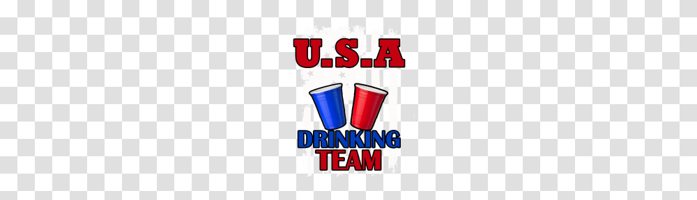 Usa Drinking Team Beer Pong Party T Shirt, Alphabet, Cup, Coffee Cup Transparent Png