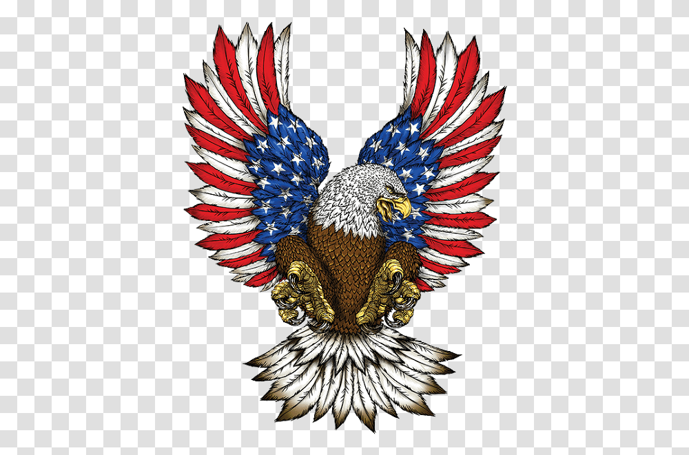 Usa Eagle Logo Eagle, Bird, Animal, Crowd, Costume Transparent Png