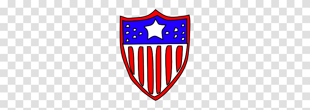 Usa Flag Badge Clip Art, Shield, Armor, Security Transparent Png