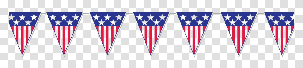 Usa Flag Banner Clip Art, Logo, Trademark, Triangle Transparent Png