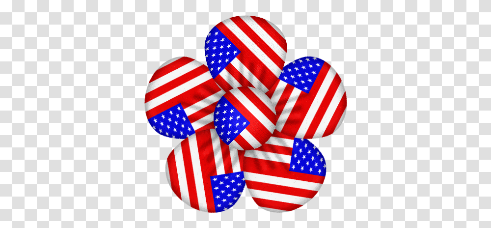 Usa Flag Flower Decor Clipart Flag Flower Clip Art, Symbol, Heart, American Flag, Patchwork Transparent Png