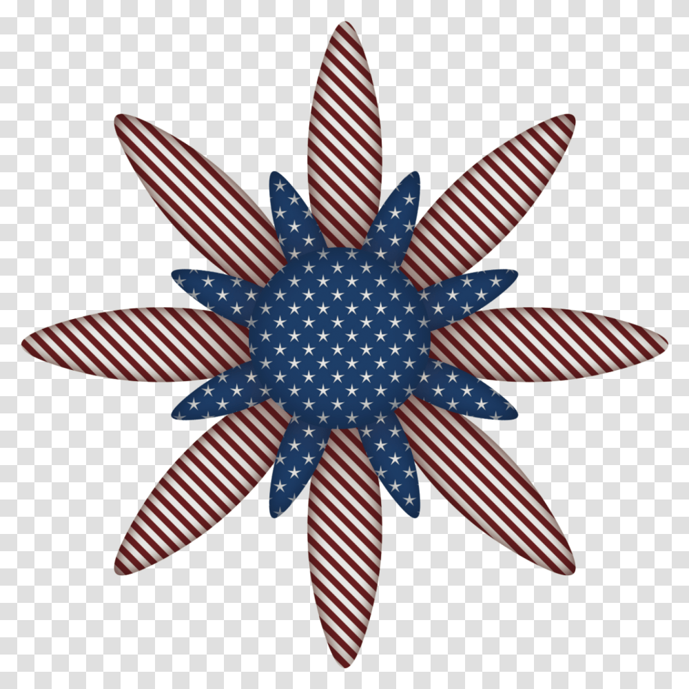 Usa Flag Flower Decoration Clipart Picture Clip Art, Tie, Accessories, Accessory, Pattern Transparent Png