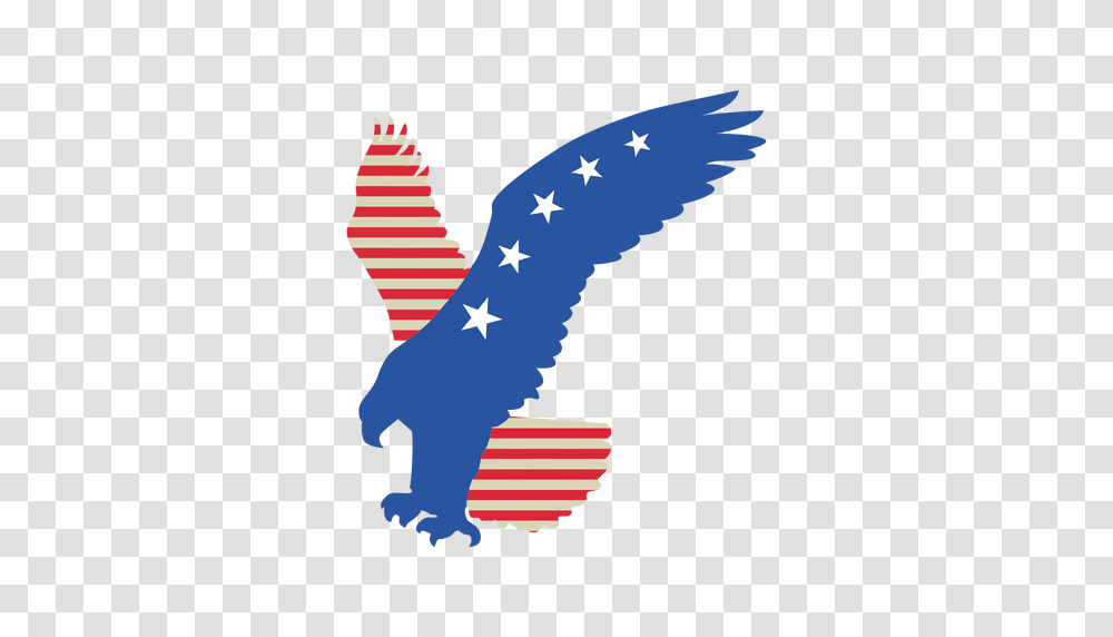 Usa Flag Flying Eagle, Logo, Outdoors, Nature Transparent Png