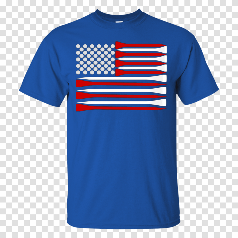 Usa Flag For Golfer Long Sleeve Tee Golf Flag Usa, Apparel, T-Shirt Transparent Png