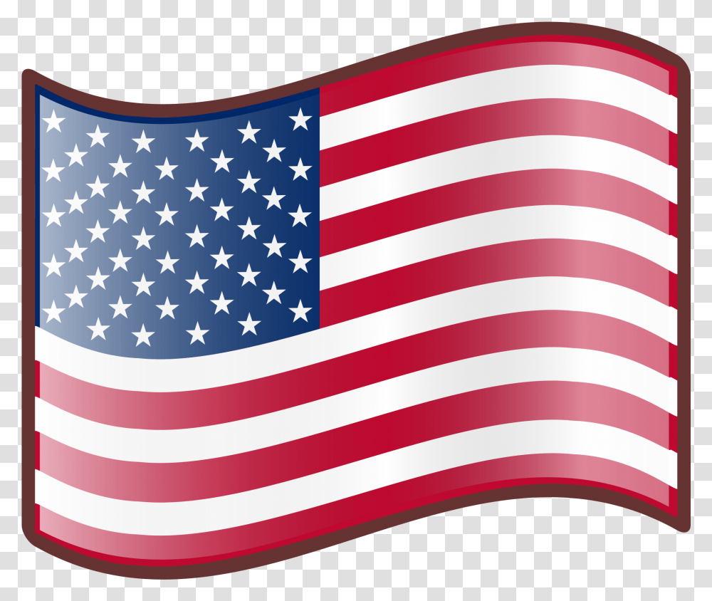 Usa Flag Icon Clipart Border Between France And Spain, American Flag Transparent Png