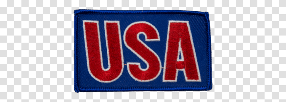 Usa Flag Patch 2 W Label, Rug, Alphabet, Logo Transparent Png