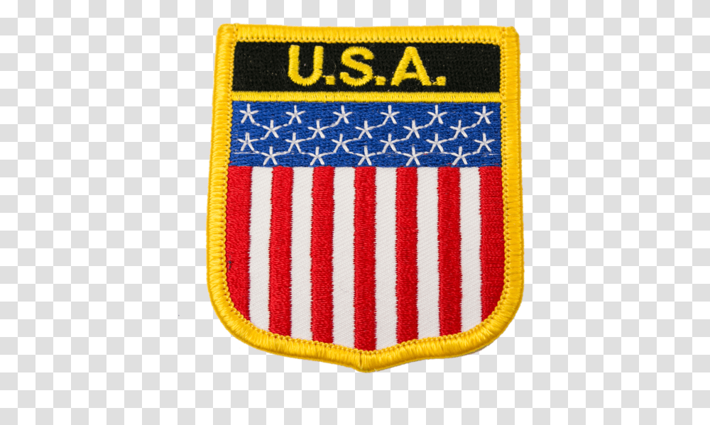 Usa Flag Patch Emblem, Rug, Logo, Trademark Transparent Png