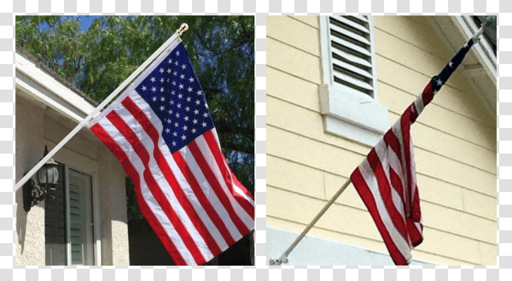 Usa Flag Pole Transparent Png