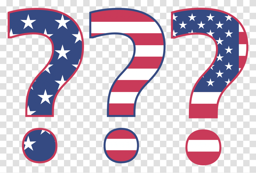Usa Flag Question Mark, Number, Alphabet Transparent Png