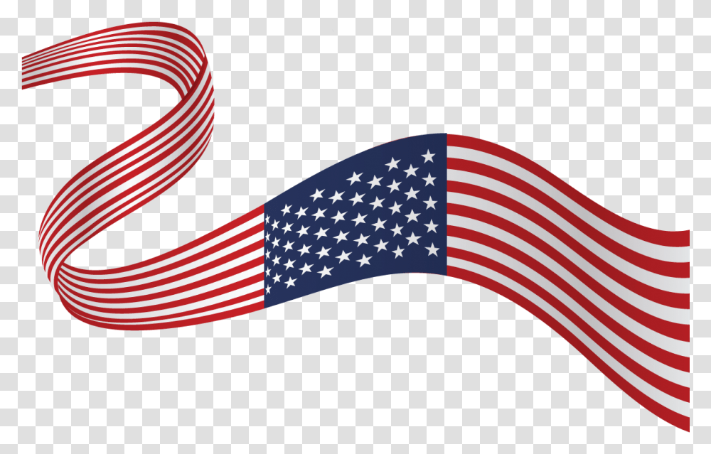 Usa Flag Ribbon, American Flag, Strap, Accessories Transparent Png