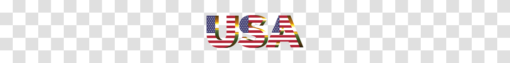Usa Flag Typography Sun Glare No Background, American Flag Transparent Png