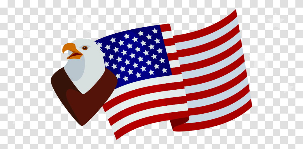 Usa Flag Wave Clipart Download Hoover Dam Hydroelectric Generators, American Flag, Bird, Animal Transparent Png