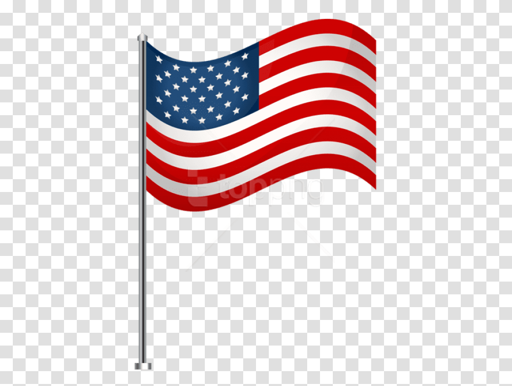 Usa Flag Waving Background American Flag Clipart Transparent Png