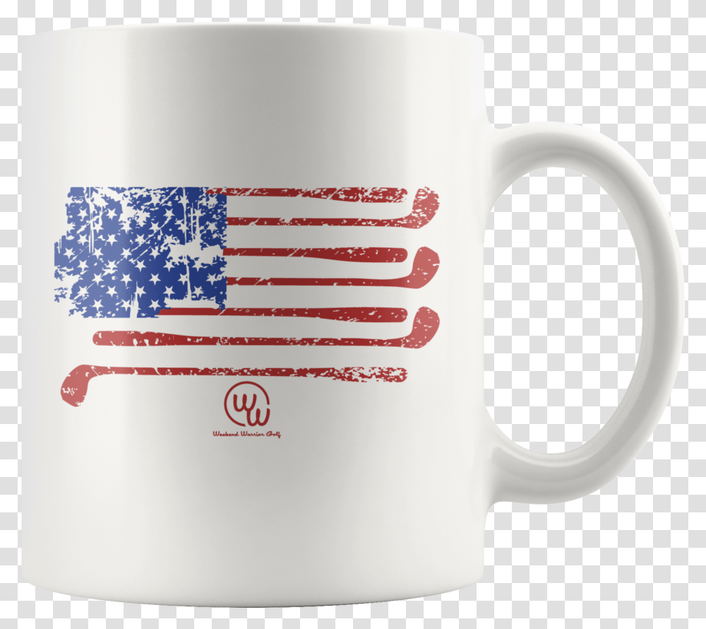 Usa Golf Flag Mug Beer Stein, Coffee Cup, Symbol, Soil Transparent Png