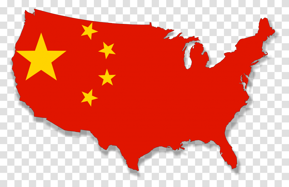 Usa In About 30yrs Flag Map Clip Arts China Flag Vector, Mountain, Outdoors, Nature, Person Transparent Png