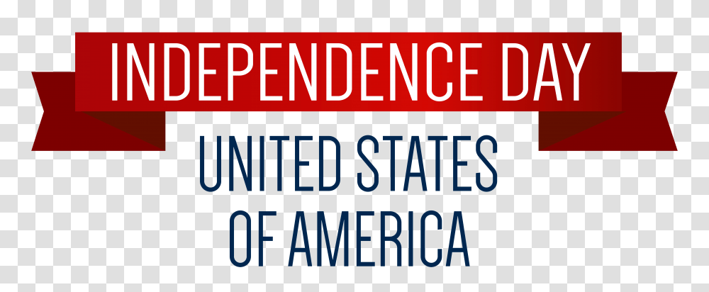 Usa Independence Day Banner Clip Art Gallery, Word, Label, Alphabet Transparent Png