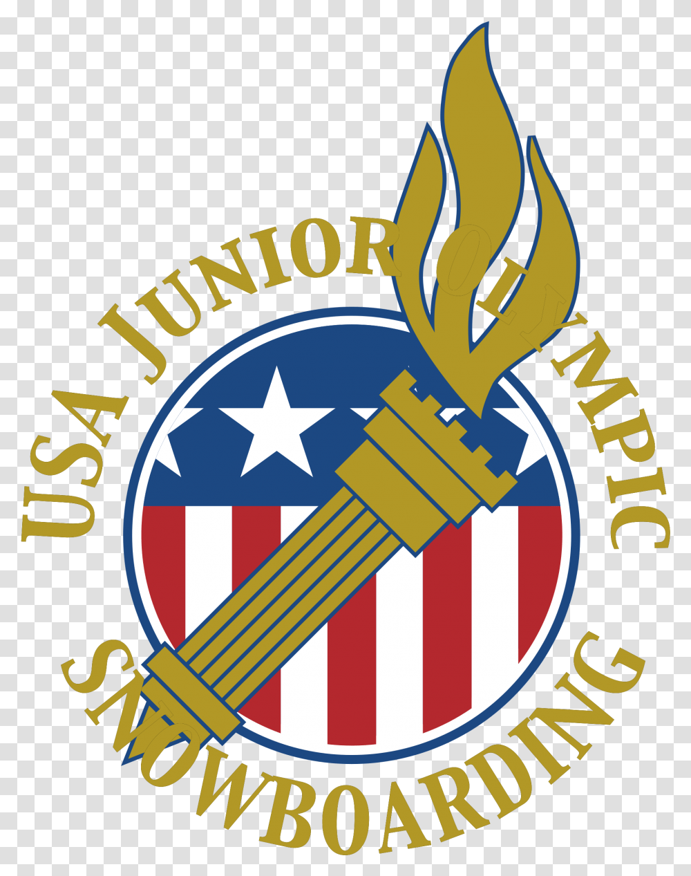 Usa Junior Olympic Snowboarding Logo Vector Graphics, Trademark, Emblem Transparent Png