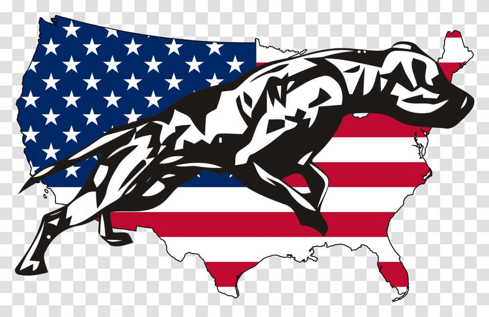 Usa Karte Hundespiele Pitbull Stempeln Apbt Game Dog Apbt Game Dog Logo, Flag, Symbol, American Flag, Animal Transparent Png