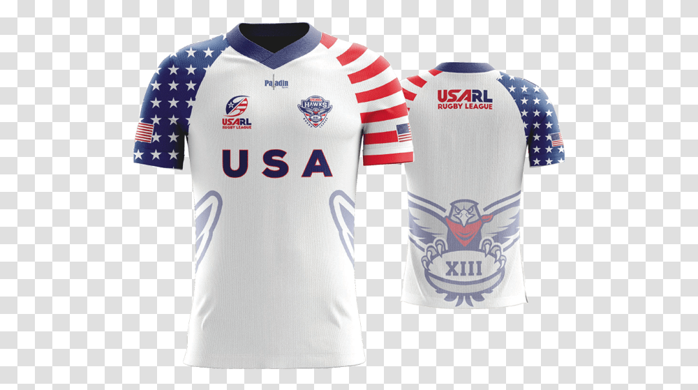 Usa League Rugby Jersey, Apparel, Shirt, T-Shirt Transparent Png