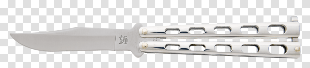 Usa Made Butterfly Knife, Gun, Weapon, Weaponry, Land Transparent Png