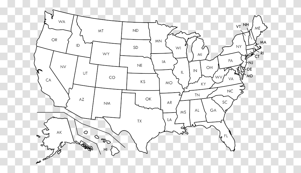 printable map of canada and us no sattes us state outlines no diagram plot atlas astronomy transparent png pngset com