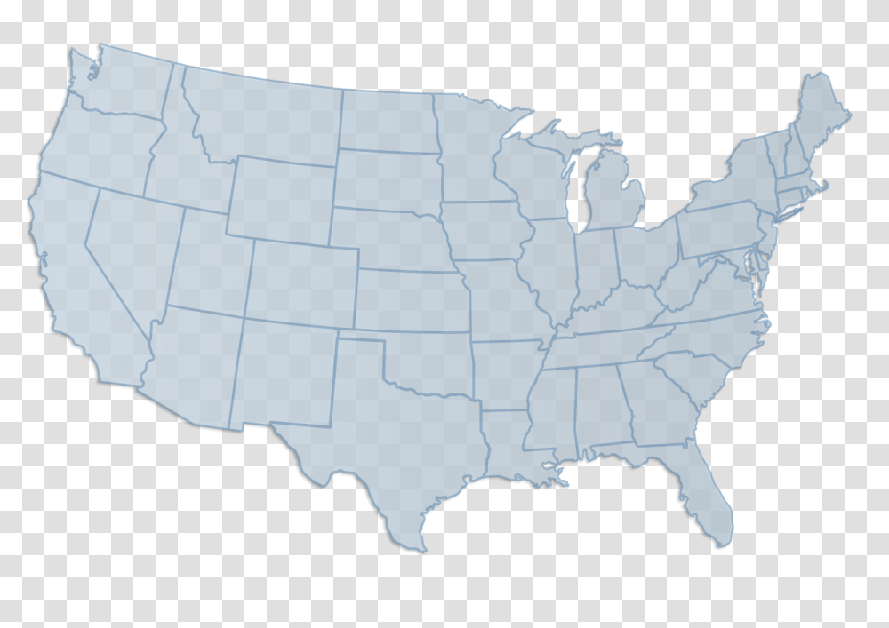 Usa Map, Diagram, Nature, Outdoors, Plot Transparent Png