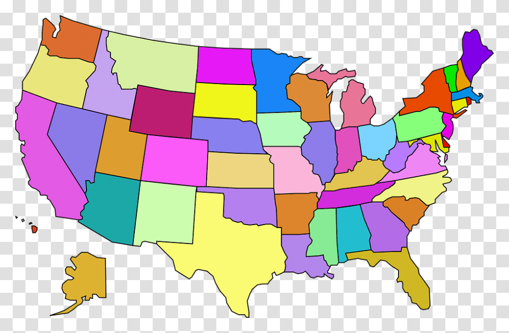 Usa Map, Diagram, Plot, Atlas, Person Transparent Png