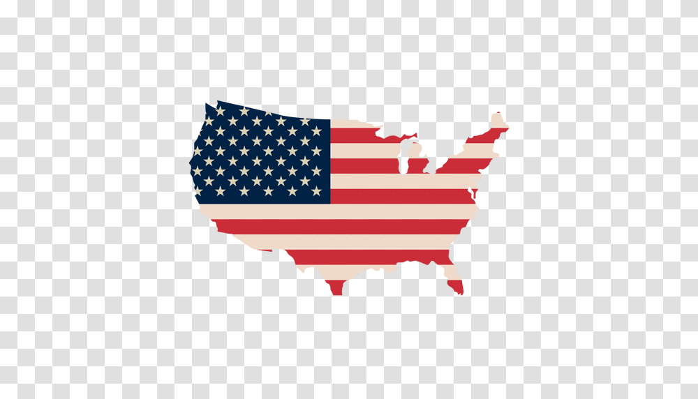 Usa Map, Flag, American Flag Transparent Png