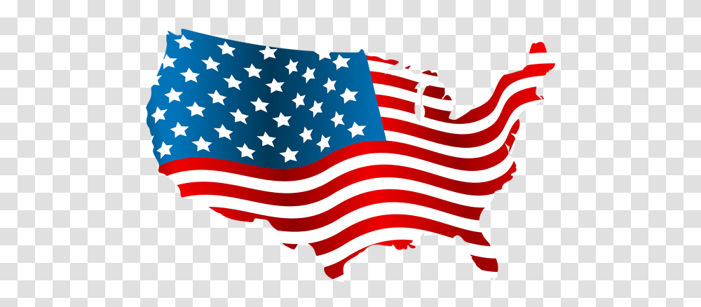 Usa Map, Flag, American Flag Transparent Png