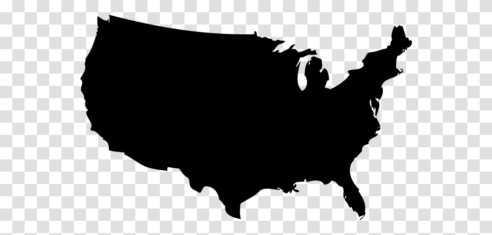 Usa Map, Gray, World Of Warcraft Transparent Png