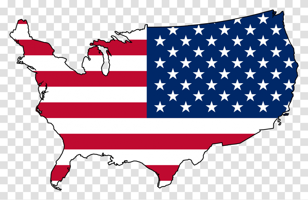 Usa Map Image Kennedy Space Center, Flag, Person, Human Transparent Png