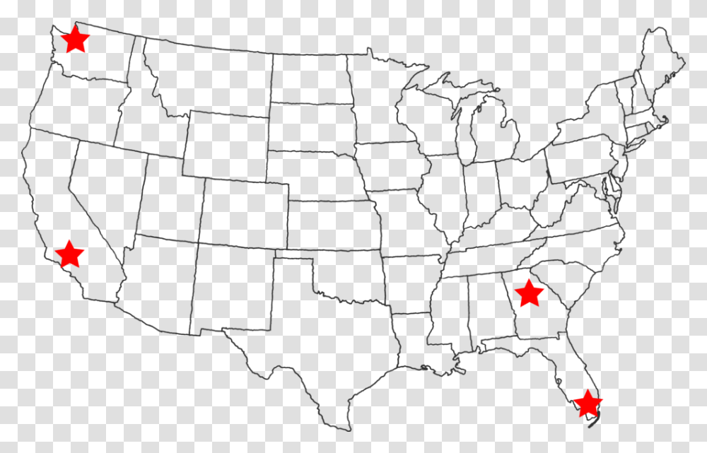 Usa Map Outline Byghostlypixels Florida Green Water Snake Range, Plot, Nature, Diagram Transparent Png