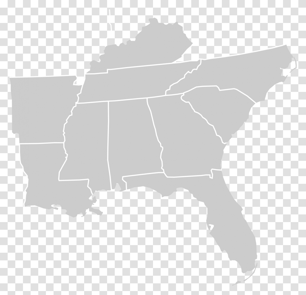 Usa Map Outline Map Of East Coast, Silhouette, Diagram, Plot, Atlas Transparent Png