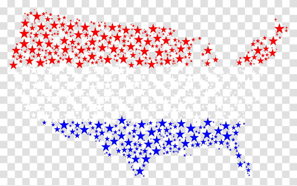 Usa Map Red White And Blue Border Design, Light, Pattern, Rug Transparent Png