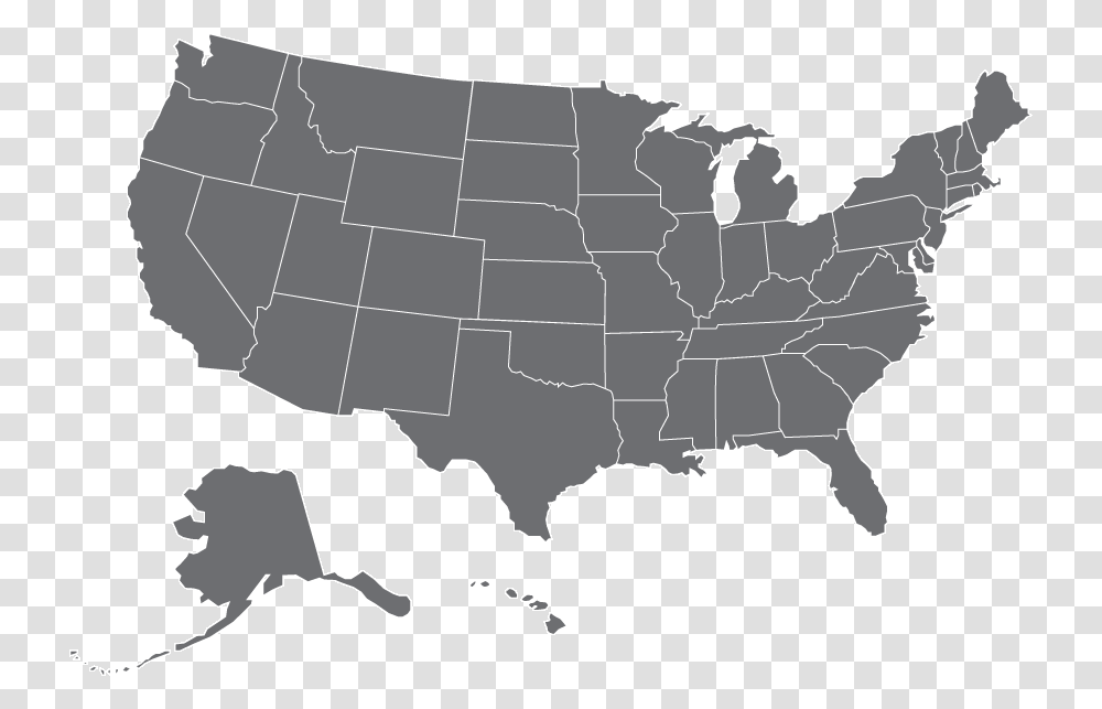 Usa Map Redbox United States Black Map, Diagram, Plot, Atlas, Vegetation Transparent Png