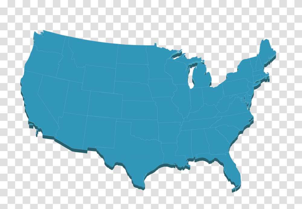 Usa Map, Stain, Animal, Car, Vehicle Transparent Png