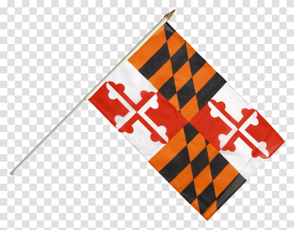 Usa Maryland Hand Waving Flag Maryland State Flag, Arrow Transparent Png