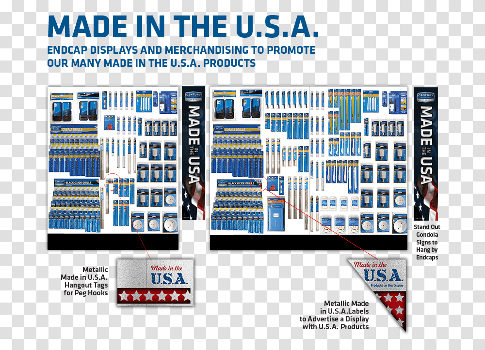 Usa Merch And Endcaps Made In Usa Tools, Word, Advertisement, Scoreboard Transparent Png